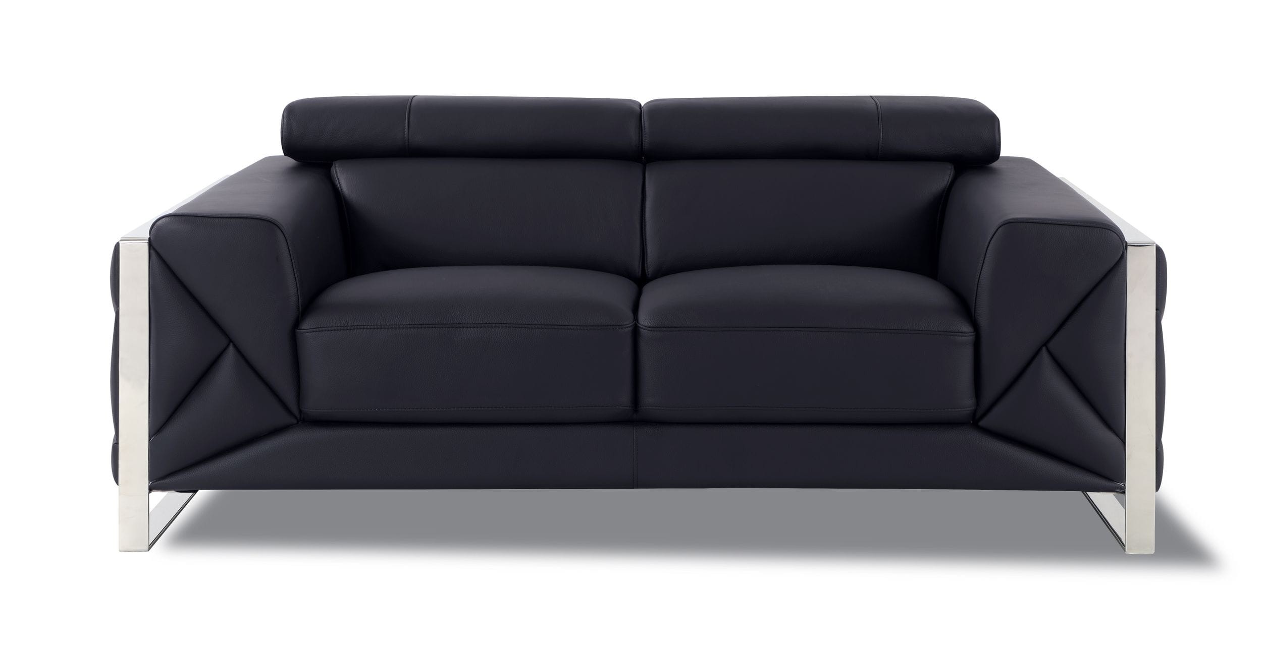 4 piece genuine leather sofa set