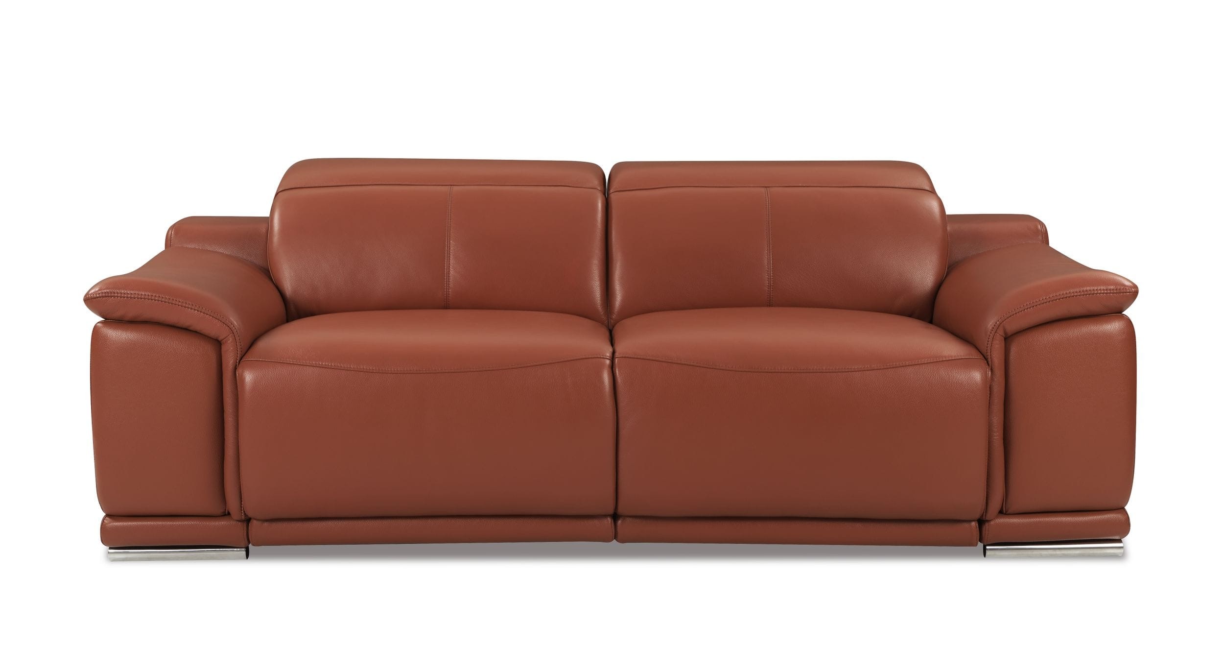 low profile leather reclining sofa